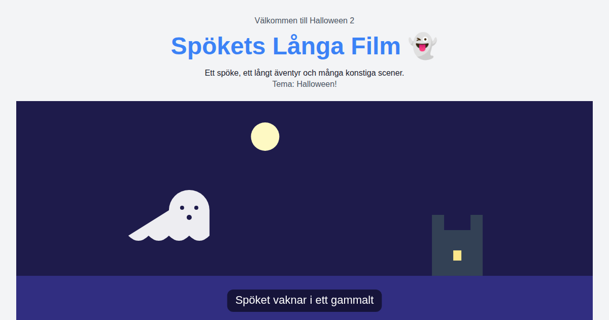Skärmbild av Spökets Långa Film