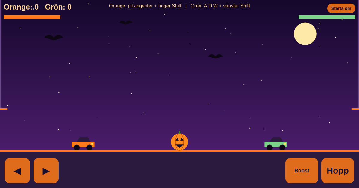 Skärmbild av Halloween Rocket League
