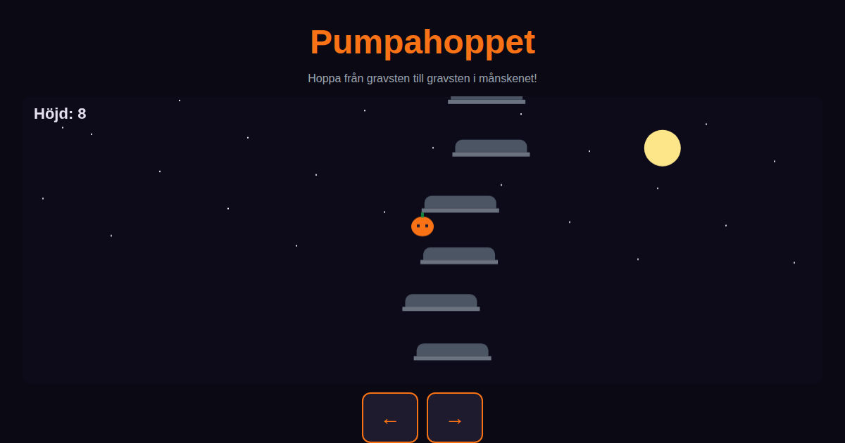 Skärmbild av Pumpahoppet